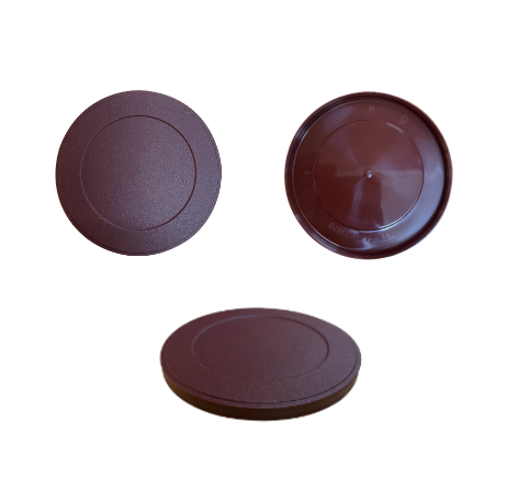 84 ÇAP KAHVERENGİ PLASTİK KAPAK