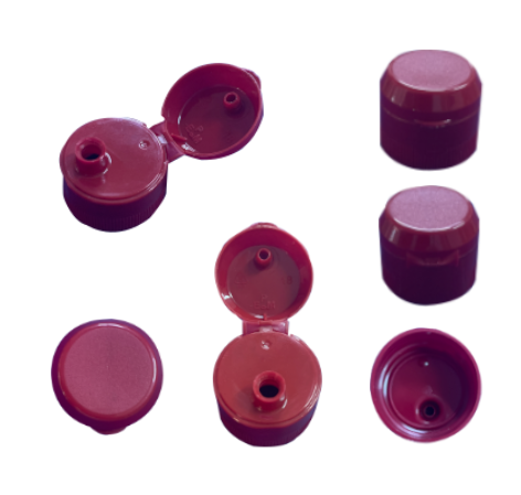28 MM FLİPTOP PET FOLYOLU KAPAK-BORDO