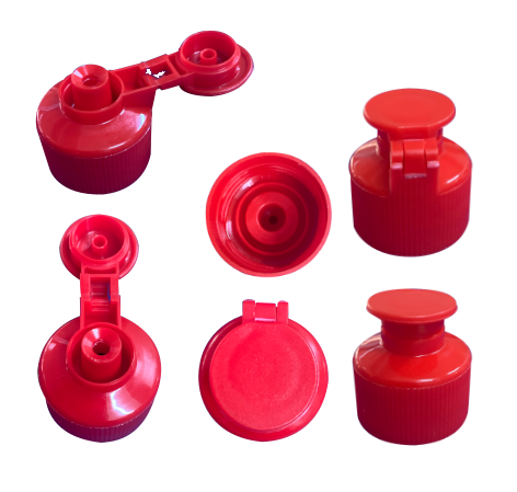 Flip Fairy Cap - 28mm- RED - High Neck - V2